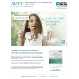 (ABAS®-3) Adaptive Behavior Assessment System, Third Edition 適應行為評估系統（第三版）