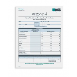 (Arizona™-4) Arizona Articulation and Phonology Scale, Fourth Revision 亞利桑那構音與音韻量表（第四版）