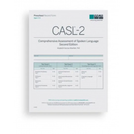 (CASL-2) Comprehensive Assessment of Spoken Language, Second Edition 口語語言綜合評估（第二版）