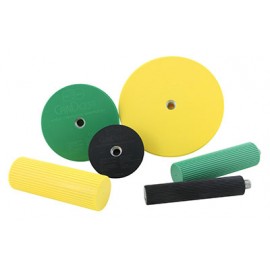 CanDo Wrist/Forearm Exerciser Set: 3 Semi-Spheres 3 Handles CanDo 手腕/前臂訓練器套組:3 個半球;3 個握柄