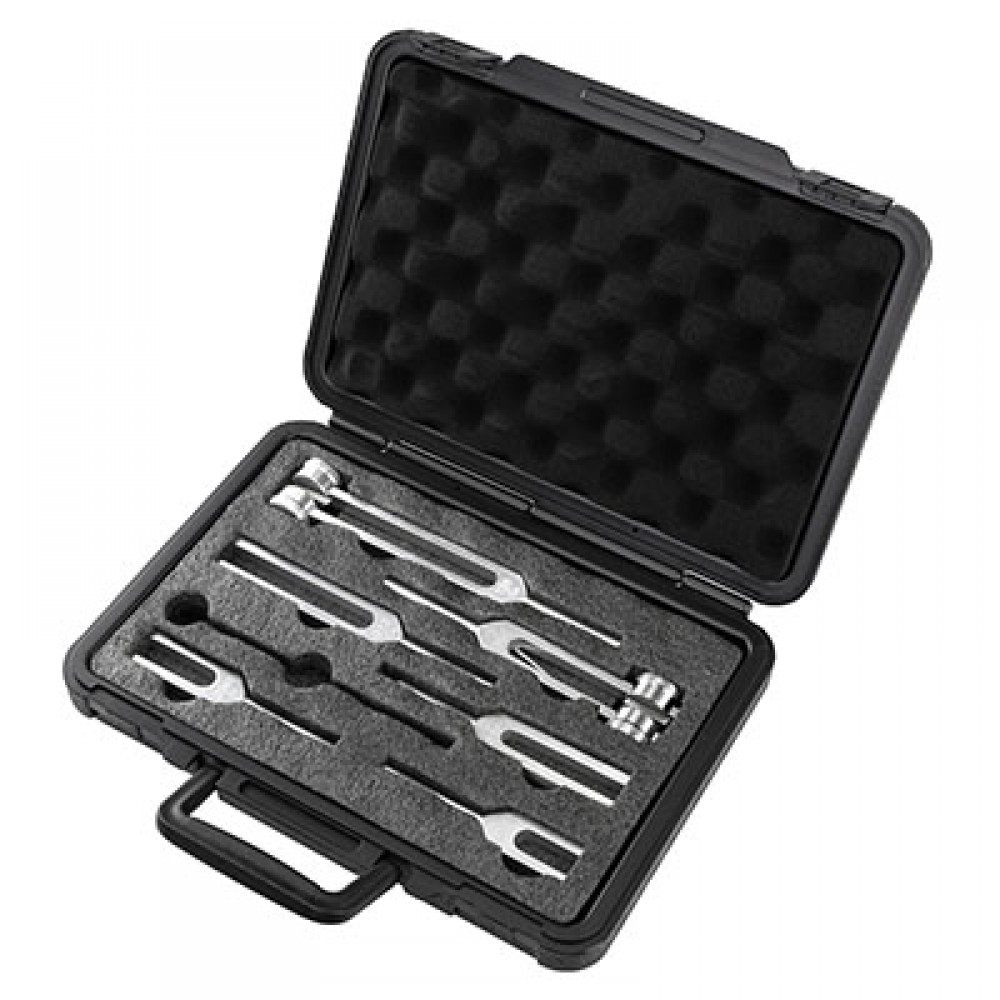 Baseline, Tuning Fork with protective carrying case, 6-piece set Baseline 聽力測試音叉組（附保護收納盒，6件組） (128, 256, 512, 1024, 2048, 4096 cps)