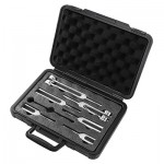 Baseline, Tuning Fork with protective carrying case, 6-piece set Baseline 聽力測試音叉組（附保護收納盒，6件組） (128, 256, 512, 1024, 2048, 4096 cps)