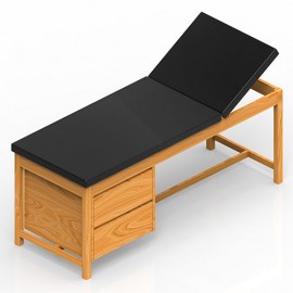Wooden Exam Couch with 2 Drawers  Wooden Exam Couch with 2 Drawers