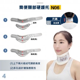 Medex N06 - Plastic Adjustable Collar (Universal) 簡便頸部硬護托