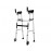 Forearm Padded Walking Frame Rollator