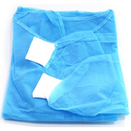 Disposable Medical Clean Laboratory Isolation Cover Gown Surgical Clothes Blue