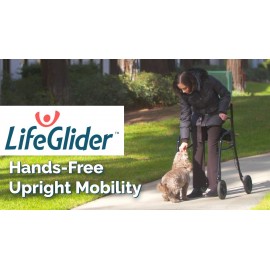LifeGlider Hand Free Fall Prevention Ambulatory Assistive Mobility Aids - LifeGlider防跌倒助行器