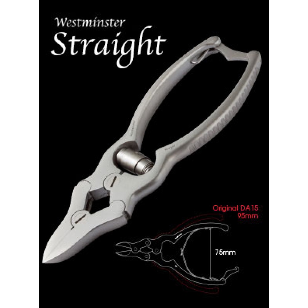 Westminster DA15 STRAIGHT Double-Action Clipper with Handle Lock & Barrel Spring