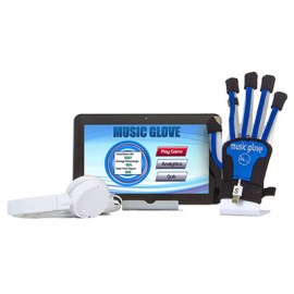 MusicGlove Clinic Portable Suite with 10" Tablet - 手部手指康復音樂手套，包含10寸平板顯示屏