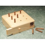 9-Hole Pegboard - 木製九孔柱手指測試評估箱