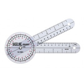 Baseline Plastic Goniometer - 360 Degree Head - 8 inch Arms - Baseline 360度關節量角器 - 8英寸尺臂