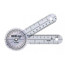 Baseline® Plastic Goniometer - 360 Degree Head - 6 inch Arms- Baseline 360度關節量角器 - 6英寸尺臂