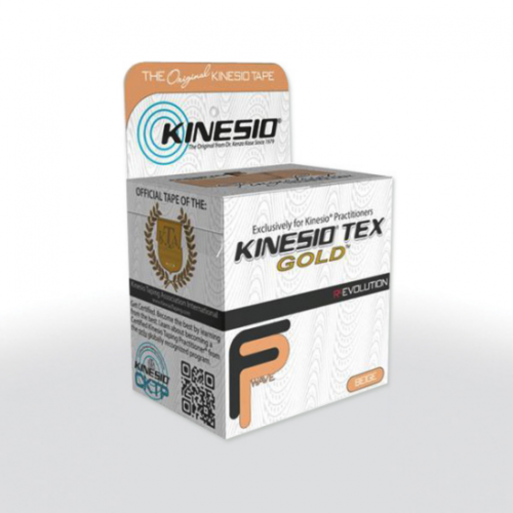 Original Kinesio Gold FP Kinesiology Sports Tape - Single Rolls - Original Kinesio® Gold FP™ 運動膠帶 - 單卷售賣