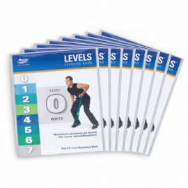 Norco Elastic Resistive Exercise Band Retail Pack , Pkg of 1.5 Meter - 健身拉力帶零售包，1.5米
