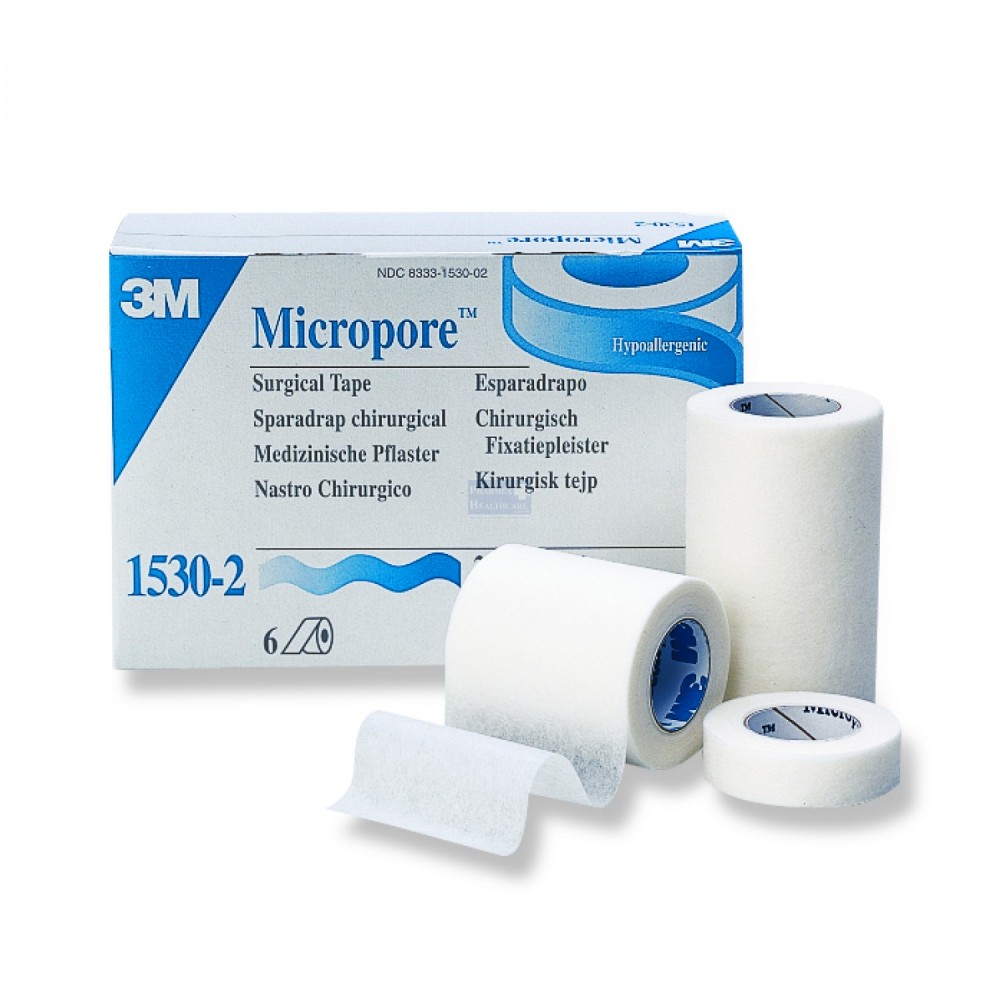 3M Micropore Surgical Tape, Hypoallergenic (per roll) - 3M低過敏性微孔醫用手術膠帶，（單卷）