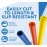 Norco Colored Foam Tubing, Pkg of 6 - Norco 彩色分級泡沫橡膠管,用於輔助抓握餐具