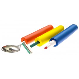 Norco Colored Foam Tubing, Pkg of 6 - Norco 彩色分級泡沫橡膠管，用於輔助抓握餐具