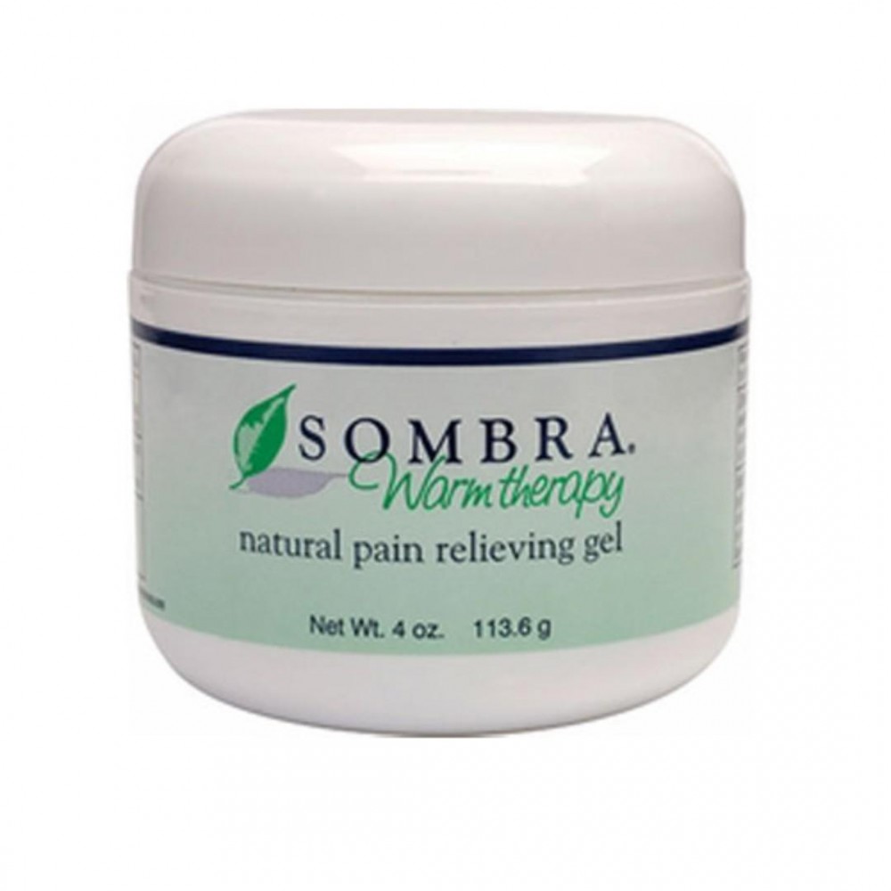 Sombra Natural Pain Relieving Gel, Warm Therapy, 4oz - 美國製造天然止痛膏，溫法治療，4盎