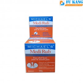 Michaels Medirub Pain Relief Medicated Rub 100g - Michaels MediRub止痛按摩軟膏100克裝