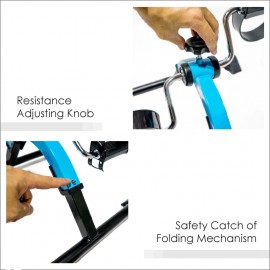 Leg Pedal Exerciser Foldable Bike For Elderly - 老年人腿部踏板健身器，可折疊式腿部踏板式鍛煉器