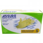 ASSURE Latex Examination Powder Free Glove (100PC/BOX) - ASSURE乳膠無粉手套100只裝