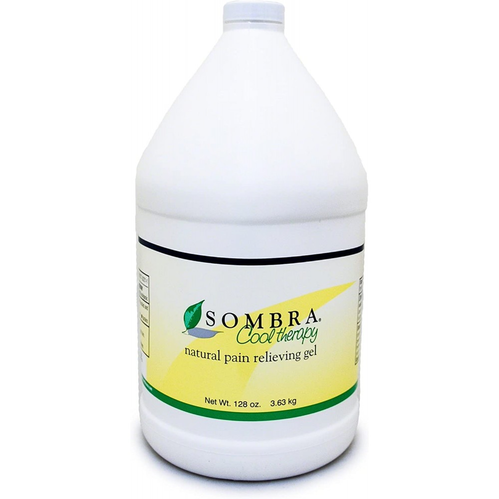 Sombra Cool Therapy Natural Pain Relieving Gel, One Gallon, 128oz -  Sombra 冷療天然止痛膏，1加侖，128盎