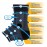 AF7 Ankle Bracing Sleeve (Black/Grey) - AF7腳踝支撐套（黑色/灰色）