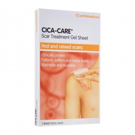 Smith & Nephew CICA-CARE 12cm x 6cm Scar Treatment Gel Sheet 1pc - CICA-CARE疤痕硅膠貼片12厘米 x 6厘米，用於改善疤痕，單片