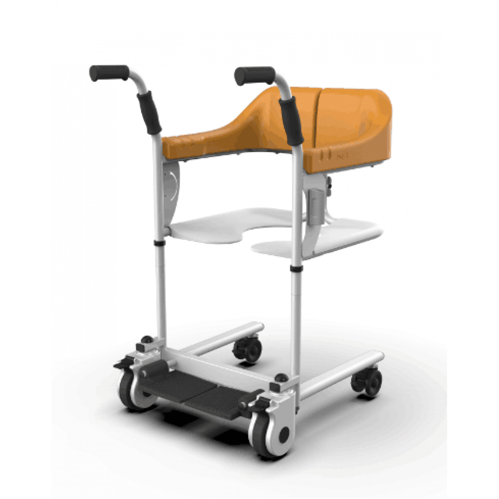 MoverTransfer Split Seat Shower Commode Transport Chair