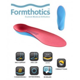 Formthotics 202 Full Length Medical Orthotics - Dual Density Blue/Red Insole（Formthotics 202全長型醫療矯形-雙層藍色/紅色鞋墊）